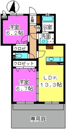 ラフィーネの物件間取画像